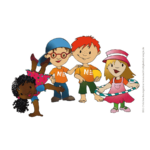 Eine Gruppe von Kindern, die kleinen Helden!