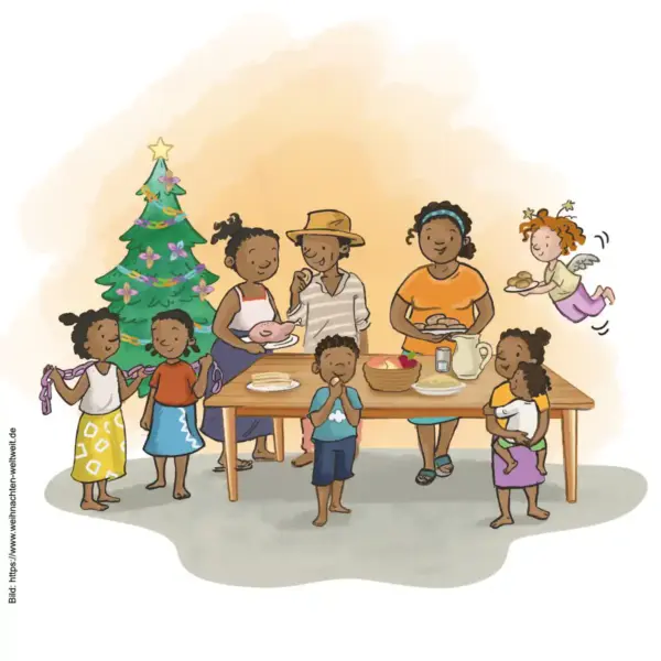 Weihnachten weltweit 2025: Engelchen auf Madagaskar