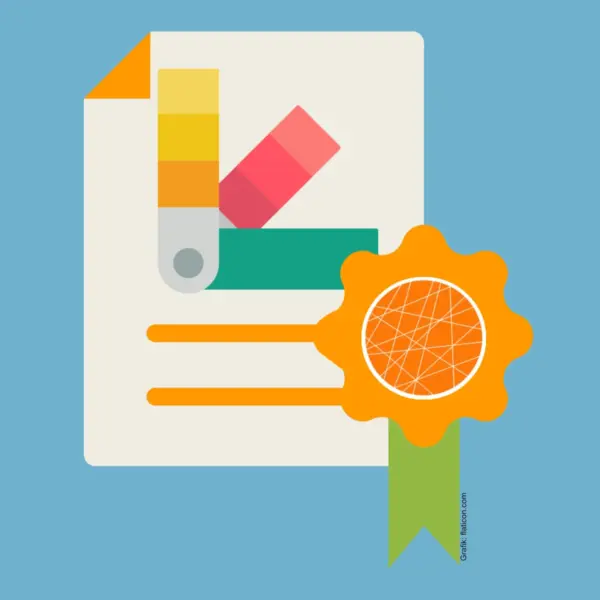 "A Rounder Sense of Purpose" – Zertifikat mit Farbpalette