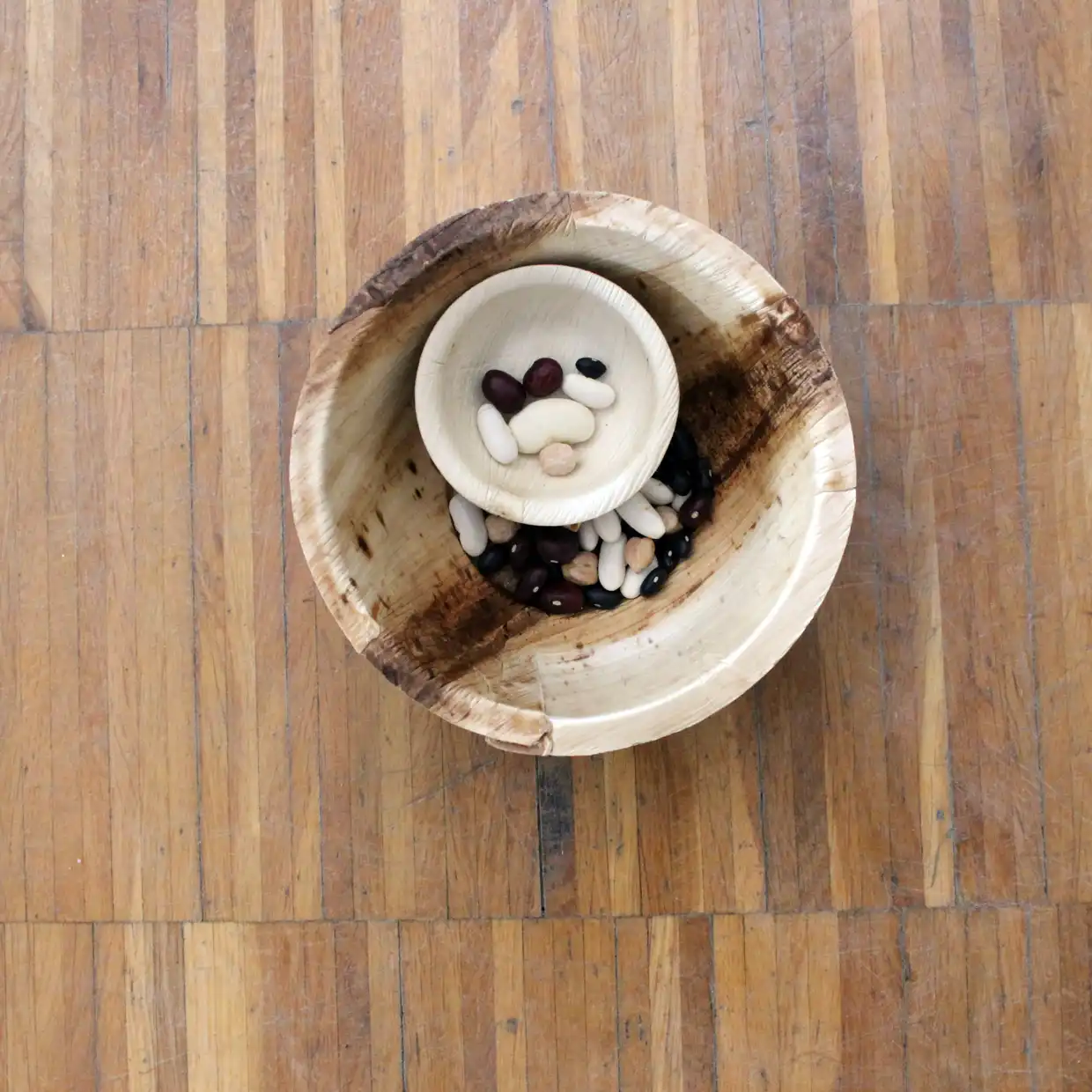 Ein Schälchen voller Hülsenfrüchte in der Kita